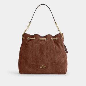 🤎COACH~Evelyn LARGE Shoulder Bag With Quilting
